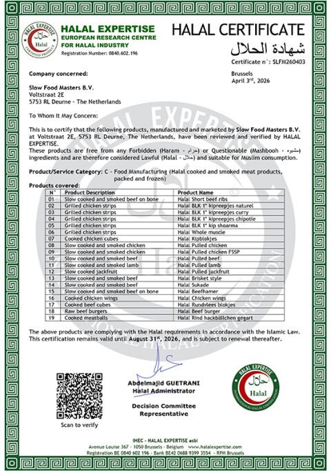 Certificate HALAL